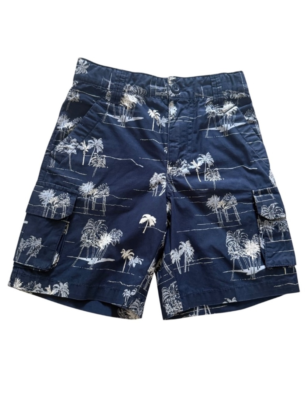 GAP  Navy Palm Tree Print Shorts Boys 2T